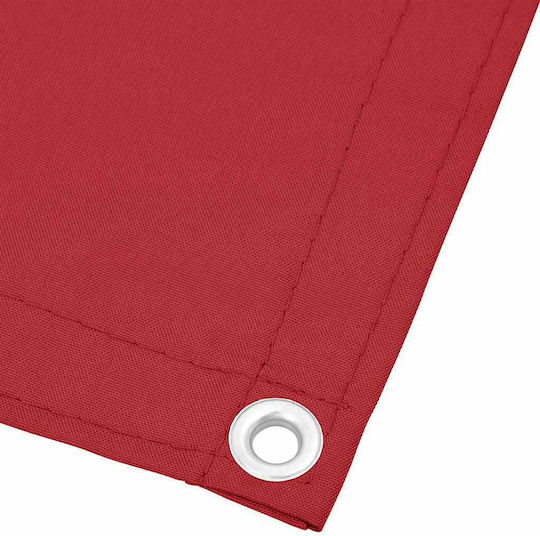 vidaXL Schatten-Teiler Rot mit PU-Beschichtung 0.75x8m