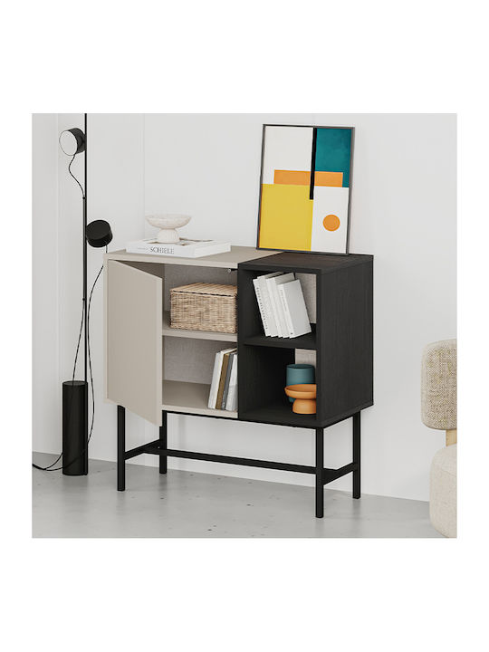 Sideboard Mona from Wood & Metal Sandstone 81x40x80cm