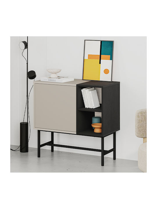 Sideboard Mona from Wood & Metal Sandstone 81x40x80cm