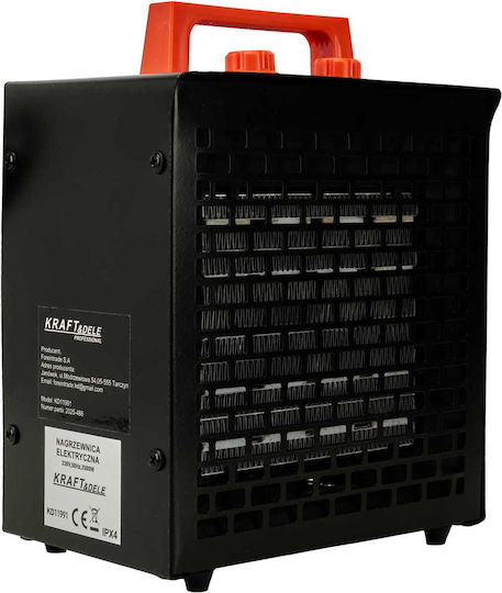 Kraft & Dele Индустриален Електрически Нагревател С Вентилатор 3.5kW