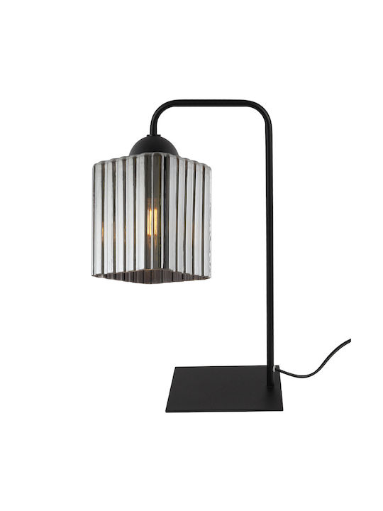 Light Home Table Lamp for E27 Fitting with Black Shade and Base