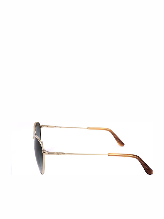 American Optical Unisex Sunglasses with Silver Frame and Green Lens