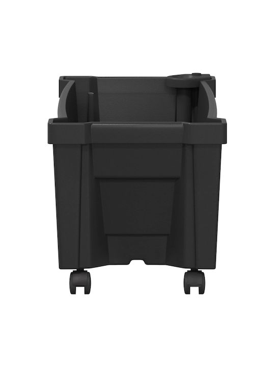 vidaXL Kunststoff Blumentopf Anthrazit 79x35x33cm