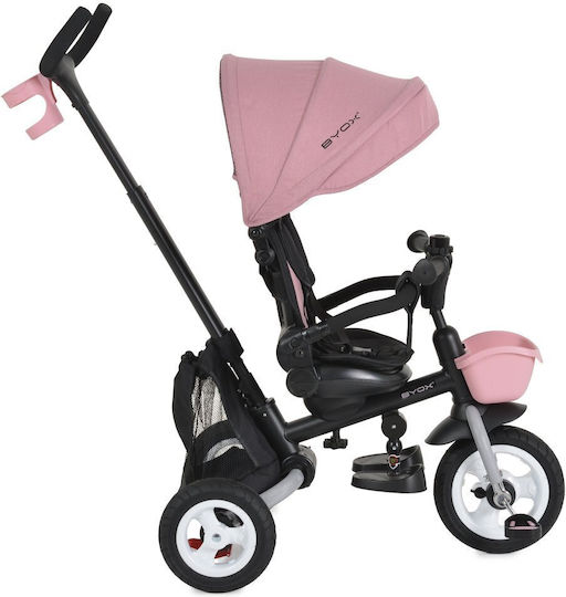 Byox Flexy Lux Tricicletă Pliabilă și Transformabilă pentru 18 Luni Dark Pink