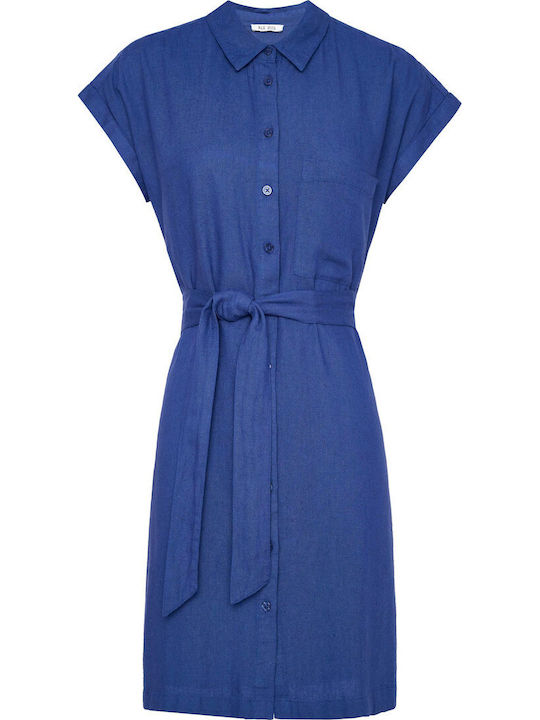 Summer Mini Dress Blue 8923514-Blue