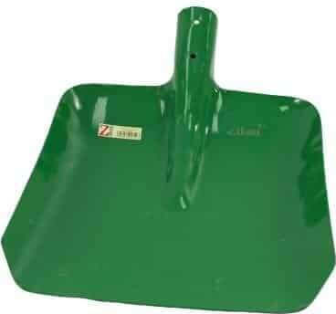 Square Steel Shovel 28x24 Cm Green 0.9 Kg