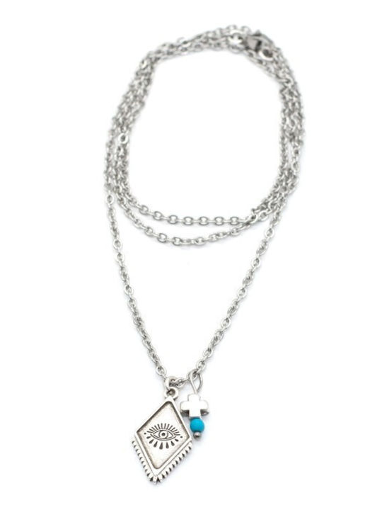 Irmelia Necklace Eye Made of Steel