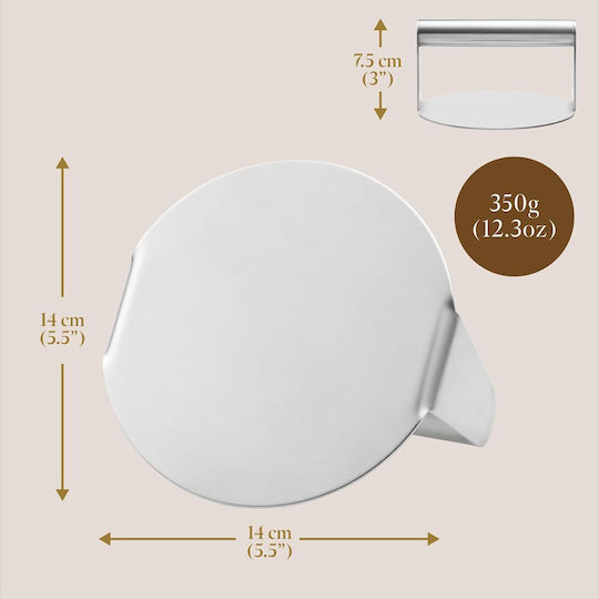 Gourmeo Burger Press Unelte Pentru Măcelar 14 Cm