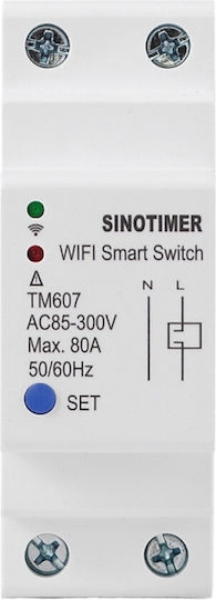 Sinotimer Elektrische Messgeräte Digital Schiene Monophase Wi-Fi Tuya