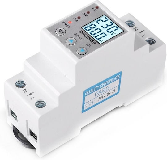Sinotimer Instrument de Măsură pentru Panou Electric Digital pe Șină Monofazat
