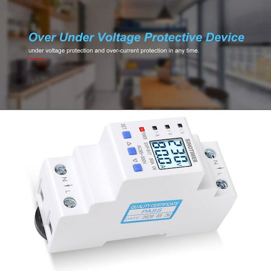 Sinotimer Instrument de Măsură pentru Panou Electric Digital pe Șină Monofazat