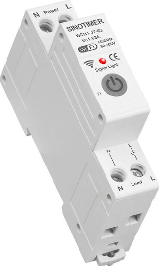 Sinotimer Voltmetru de Panou Electric Analogic Monofazat Wi-Fi Tuya