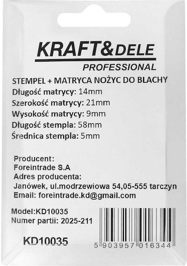 Foarfecă Pentru Table De Metal Stamp Kraft&dele Kd10035
