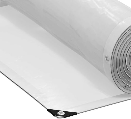 vidaXL Waterproof Tarpaulin 2x1.5m Transparent