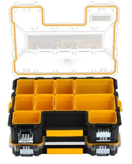 Dewalt Tool Compartment Organisers 10 Slot with Removable Box Yellow 2pcs