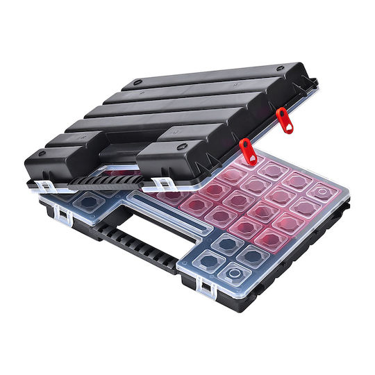 Patrol Tandem 400 Tool Compartment Organiser 16 Slot Black 41x41x45cm