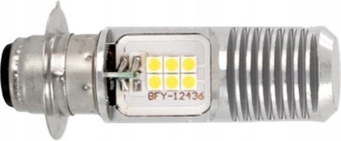 M-Tech Λάμπα Αυτοκινήτου P20D LED 6000K Ψυχρό Λευκό 12V 12W 1τμχ