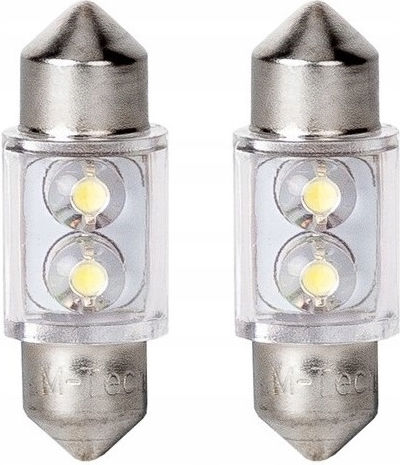 M-Tech Car Lamps & Motorcycles C5W LED 5500K Cold White 12V 0.26W 2pcs