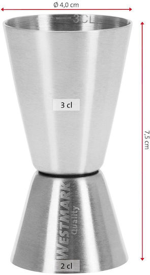 Висококачествен Двоен Барски Мерник 20/30 Ml Westmark