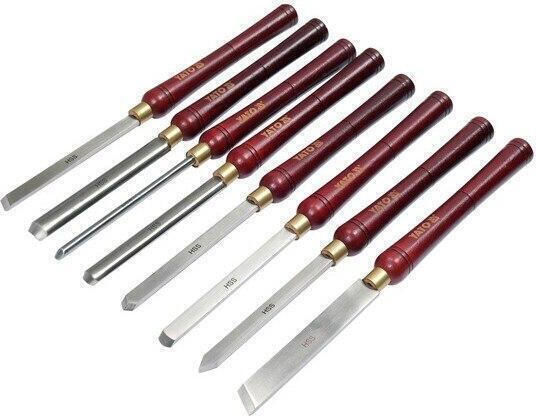 Yato Yt-62780 Woodworking Tool Set 8 Pieces Hss Steel 435mm Length