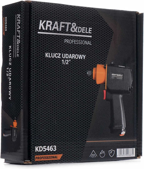 Kraft & Dele KD5463 Luftschlagschrauber 3/4" mit Maximalem Drehmoment 112,17 kgm