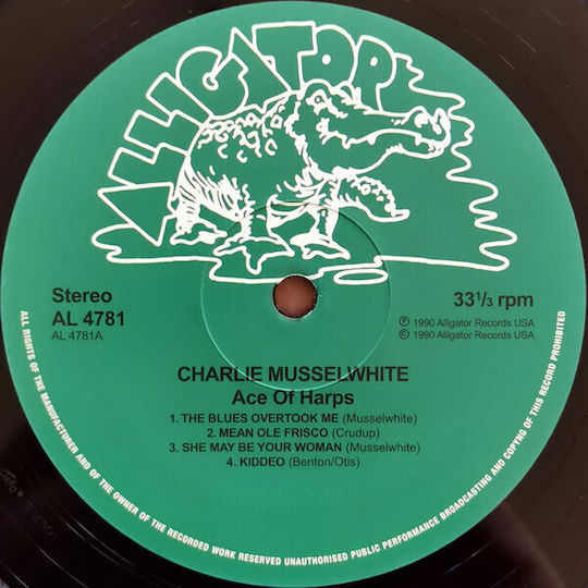 Charlie Musselwhite Ace Harps Vinyl