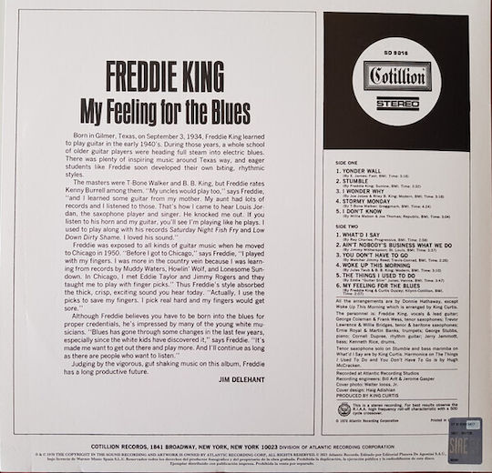 Freddie King My Feeling Blues Vinyl