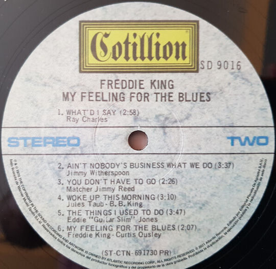 Freddie King My Feeling Blues Vinyl