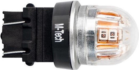 M-Tech Car Lamp P27/7W Canbus LED Red 12-24V 2.1W