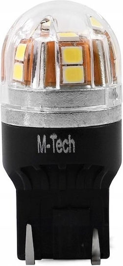 M-Tech Lamps Motorcycle T10 / W21/5W Canbus LED Cold White 12V 3.2W 1pcs