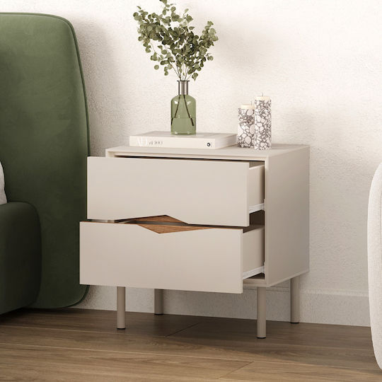 Marquise Ξύλινο με Μεταλλικά Πόδια Καφέ 50x35x52.3cm GP037-0340,1 Marquise Ξύλινο με Μεταλλικά Πόδια Καφέ 50x35x52.3cm GP037-0340,1
