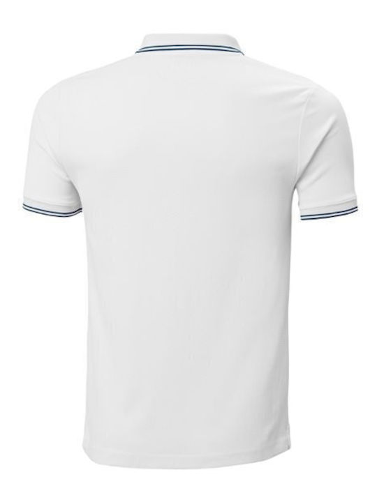 Kos Polo Short Sleeve White Blouse