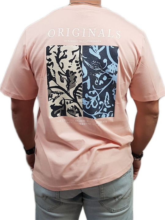 Tricou Cu Guler Rotund Peach Melba