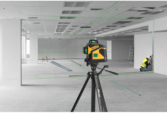 Prexiso PLC3-360G Self-Leveling Line Laser Level Green Beam 3.7V with 25m Working Range