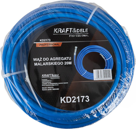 Маркуч Kraft&dele Kd2173 Машина за Безвъздушно Боядисване 20 М 1/4"
