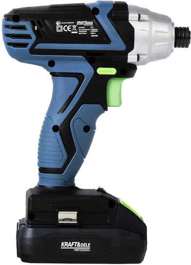 Kraft & Dele KD3406 Cheie de impact Baterie 21V cu Priză 1/4" & Hexagonal