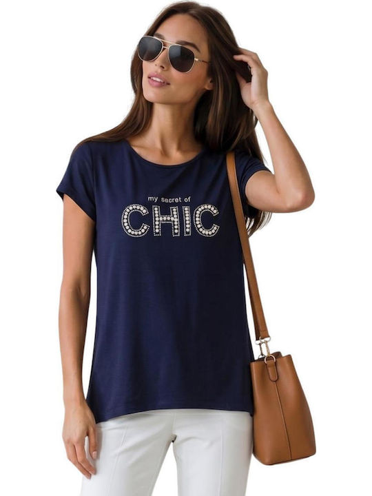 Women's Crop T-shirt Blue