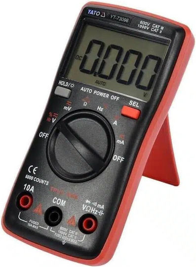 Yato Ψηφιακό Πολύμετρο True RMS με Μέτρηση AC / DC / Αντίστασης YT-73096
