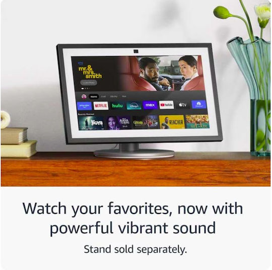 Amazon Echo Show 15 Smart Hub Wi-Fi / Bluetooth Συμβατό με Alexa