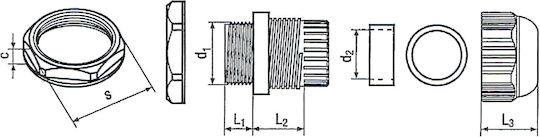 Ergom Cable Gland E03DK-01040100301
