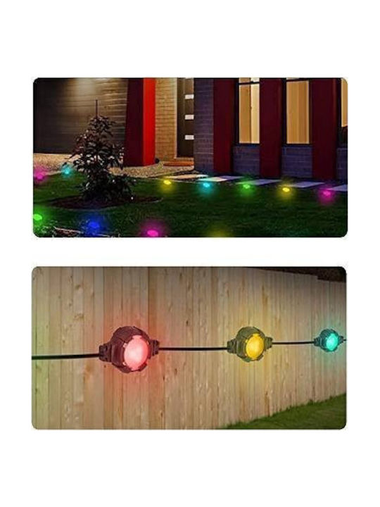 Horoz Electric Wasserdichte Lichterkette Beleuchtung LED 18m mit 24 Lampen