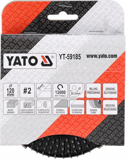 Yato Schleifscheiben Für Holz Und Baumaterialien 120mm