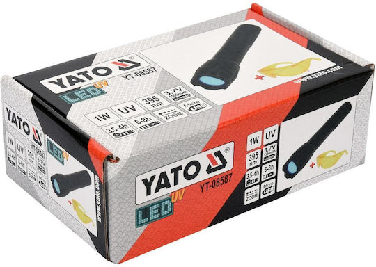 Yato Yt-08587 Rechargeable Uv Lantern Set Glasses 1 W Black