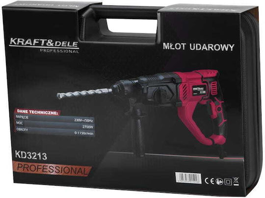 Kraft & Dele Percuție Demolator Electrică 2600W cu Suport SDS Plus KD3212