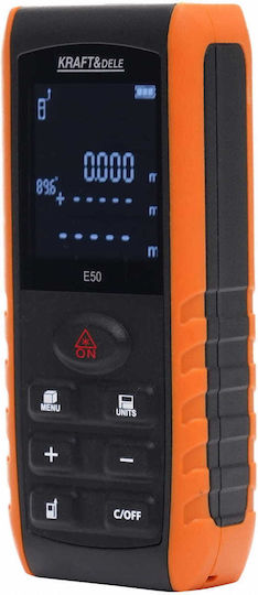 Kraft & Dele Laser Distance Meter KD11417 cu Capacitate de Măsurare până la 50m