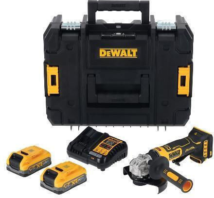 DEWALT DCG404S2T Τροχός 125mm Μπαταρίας 2x3.5Ah