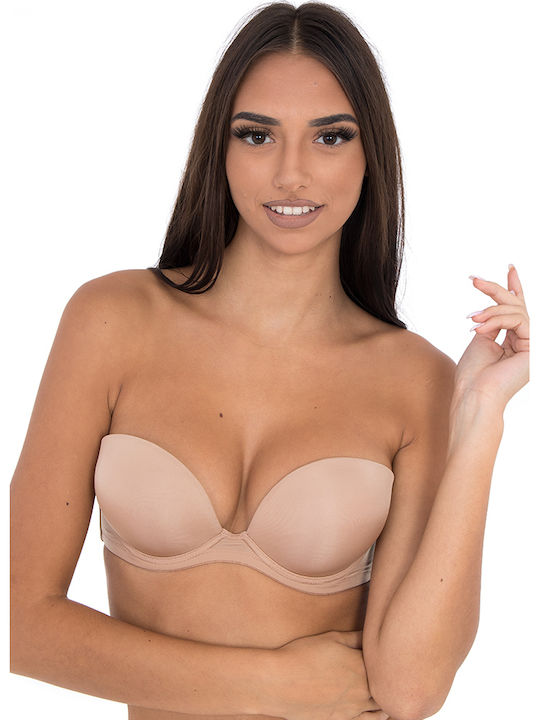 Basic Secret Push Up Bra without Underwire Light Beige