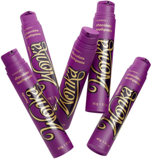 Fluoride Toothpaste Chocolate Flavor Wonka Chocolate Hismile 60 G
