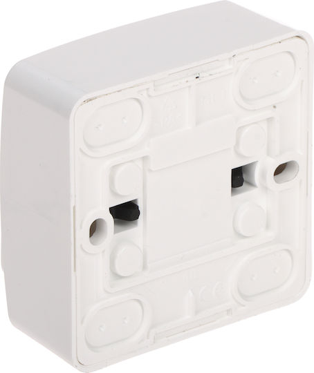 Elektro Plast Wall Switch Lighting One-Way with Frame White