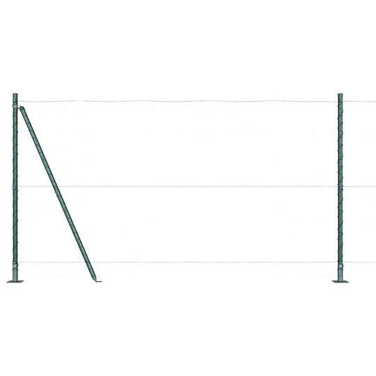 vidaXL Garden Fencing Material 13pcs Green